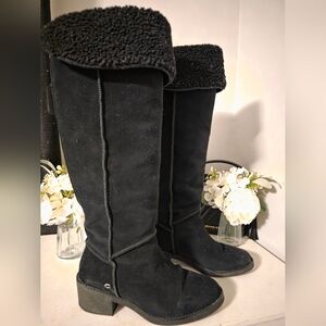 Coach Black Suede Boots